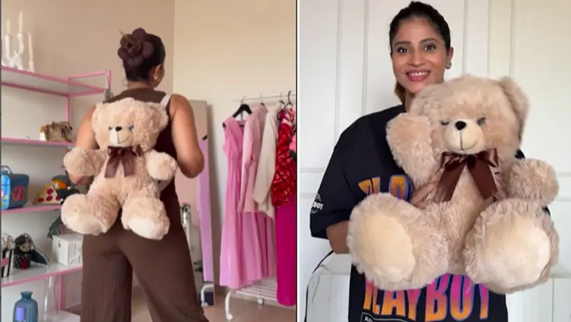 How to make backpack with teddy bear