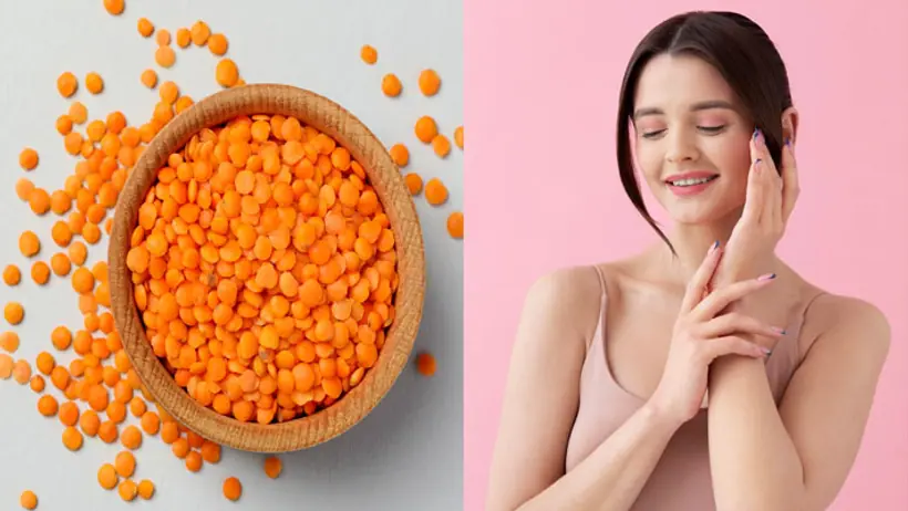 Masoor dal face packs