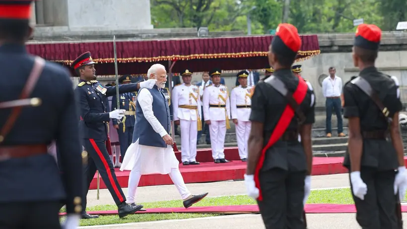 कोलंबो में पीएम मोदी