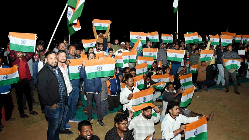 India Celebrating ICC Championship match Ind Vs Pak
