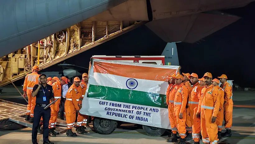 India sends relief material to Myanmar