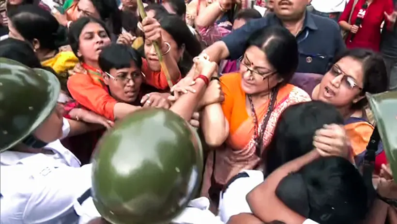 BJP protest in Bengal