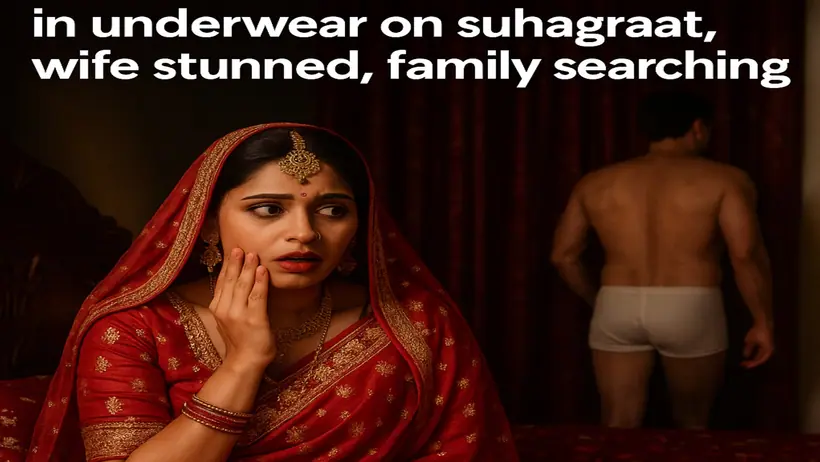 up groom disappears in underwear on suhagraat wife stunned family searching