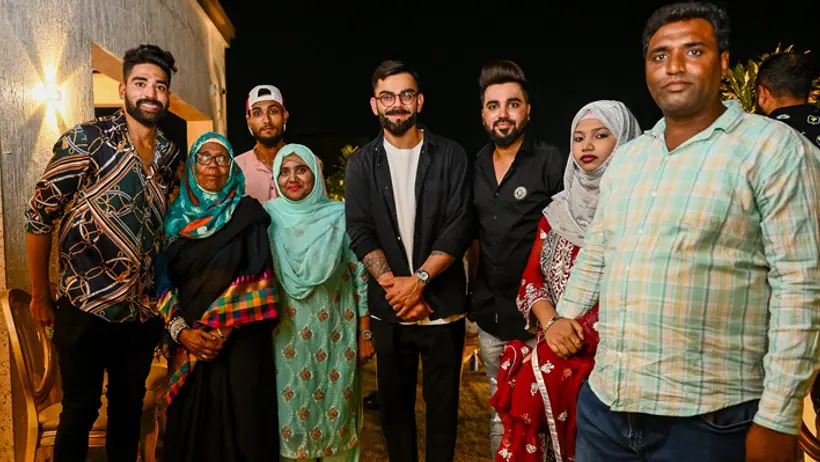 RCB Biryani party at  Mohammed Siraj house