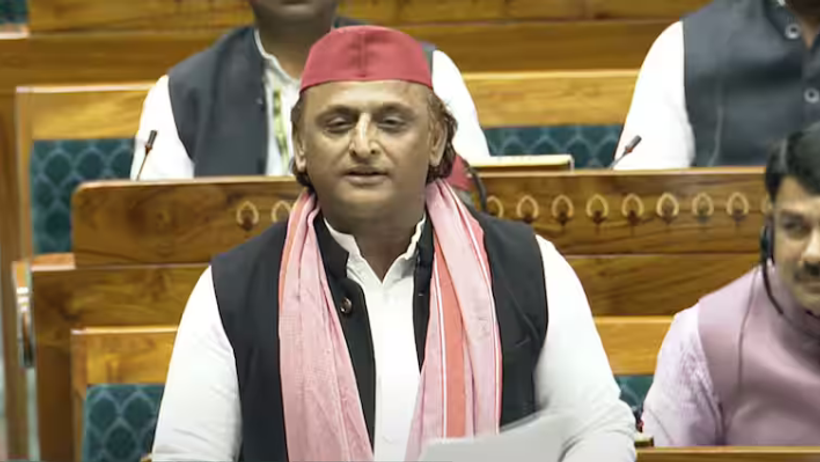 akhilesh yadav loksabha speech mahakumbh stampede resignation issue