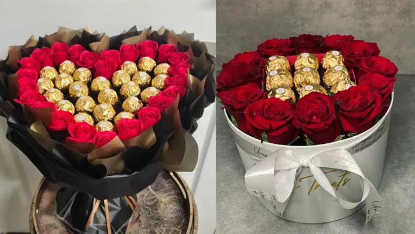 DIY chocolate bouquet