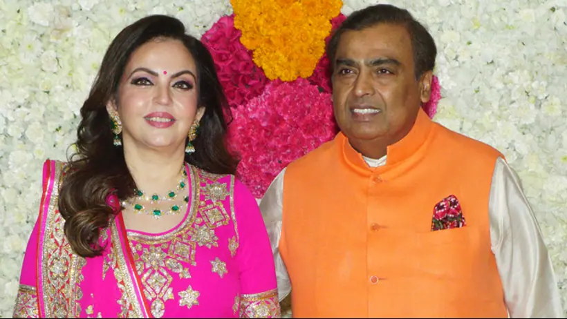 Nita with mukesh ambani