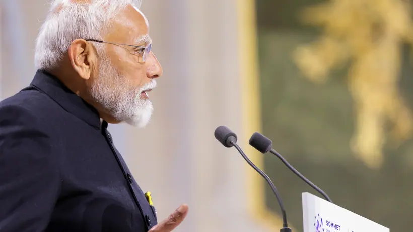 PM Modi in AI Summit