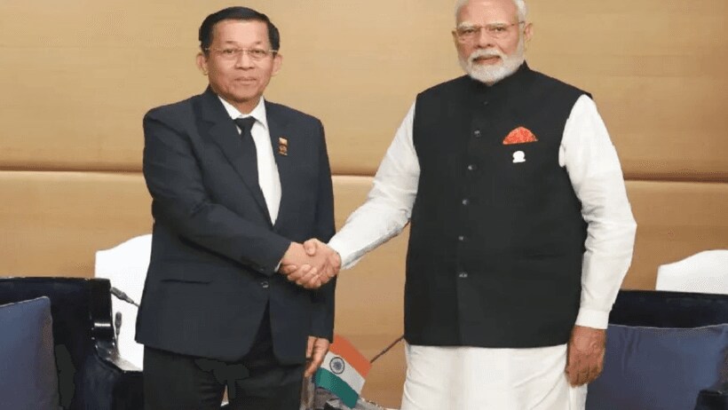 पीएम मोदी ने म्यांमार के वरिष्ठ जनरल महामहिम मिन आंग ह्लाइंग से मुलाकात की