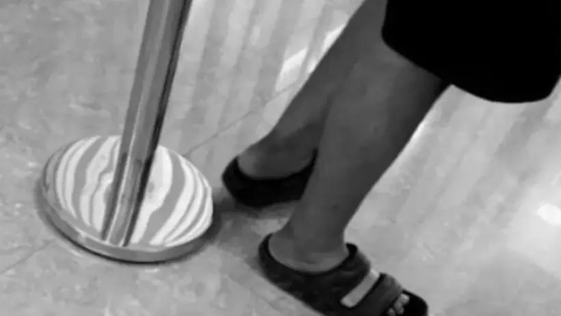 man in shorts