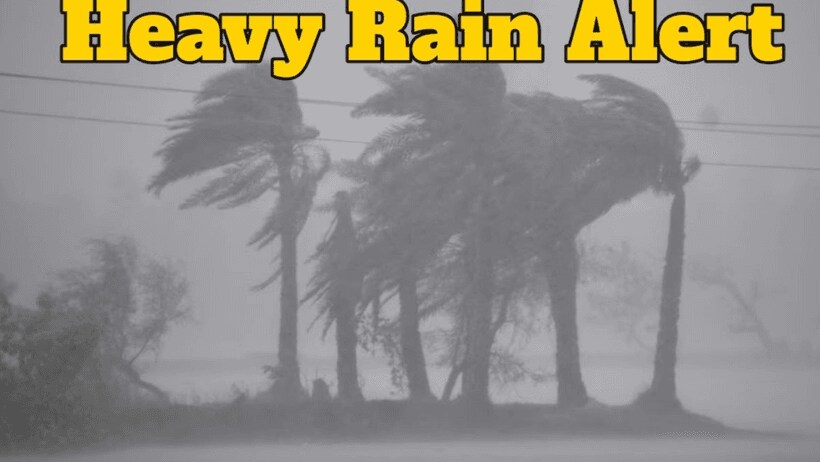 Heavy rain alert