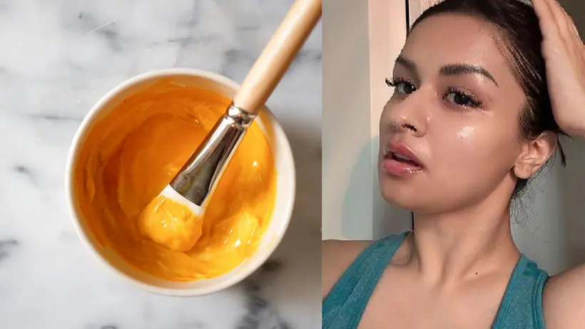 Avneet Kaur Kora turmeric mask for pigmented skin
