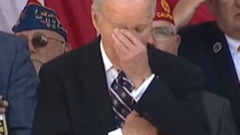 Joe Biden during God Bless America Song