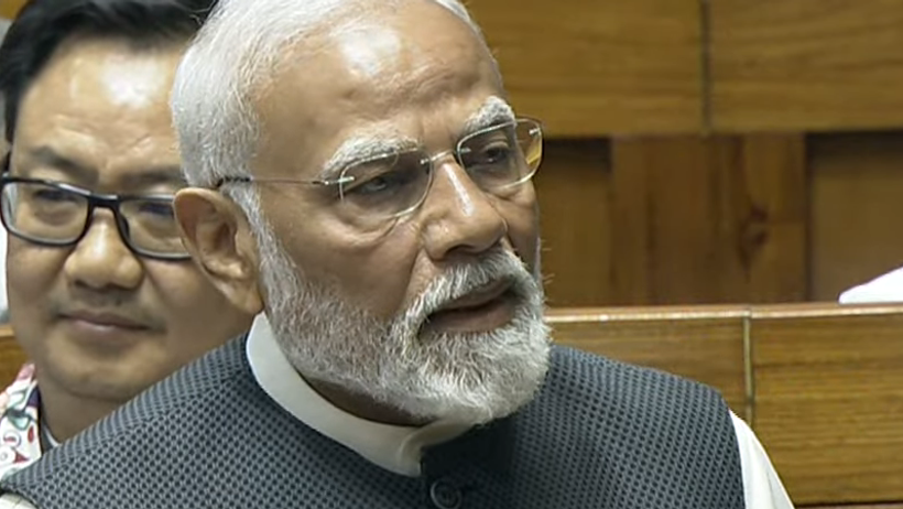 PM Modi in Lok Sabha Budget session