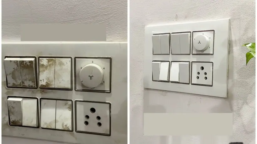 natural ingredients to clean switch board
