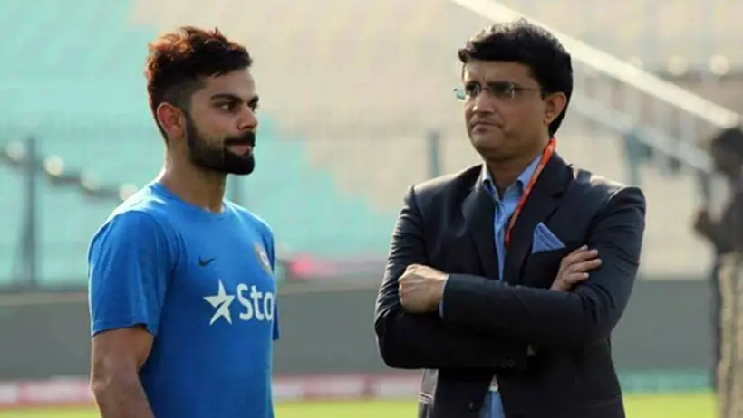 Virat Kohli and Sourav Ganguly handshake war