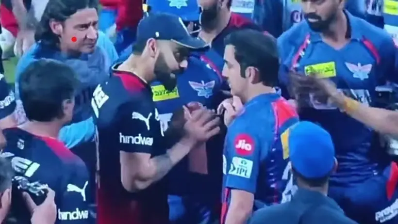 Virat Kohli Gautam Gambhir fight 