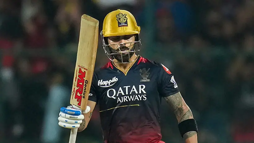 Virat Kohli after the IPL record century