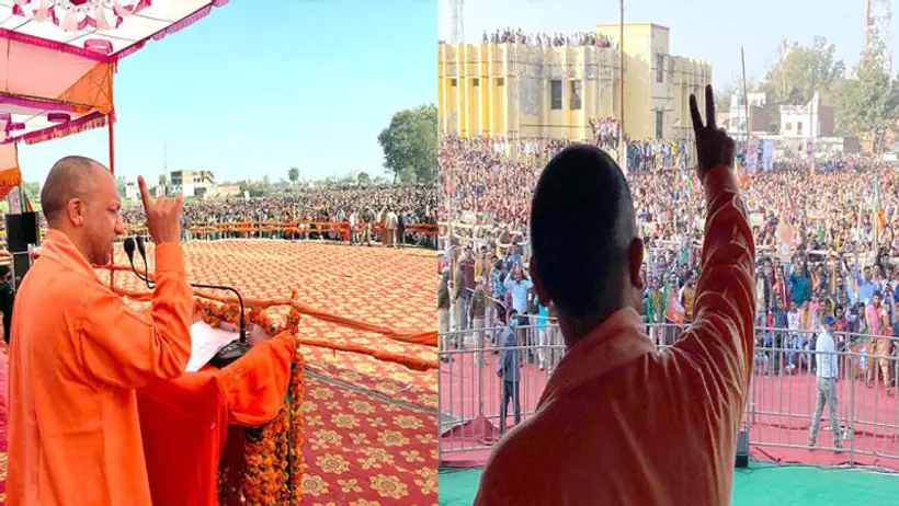 यूपी चुनाव में फिर शुरू हुई अब्बाजान पर सियासत, CM योगी बोले  'सपा के प्रचारक हैं आजमगढ़ आतंकवादी के अब्बाजान'