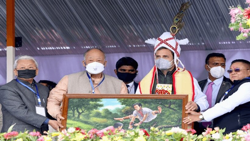 मणिपुर चुनाव: राहुल गांधी का BJP RSS पर हमला, कहा  मोदीजी से जनता 5 सवाल पूछे, 2014 में खूब वादे किए थे