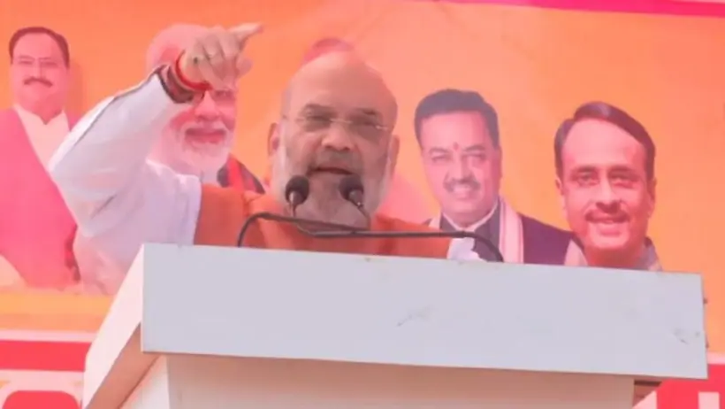 यूपी चुनाव: मऊ में बोले गृहमंत्री अमित शाह  अखिलेश बाबू आपके समय में 7 महीने में दंगे की वजह से रहा कर्फ्यू