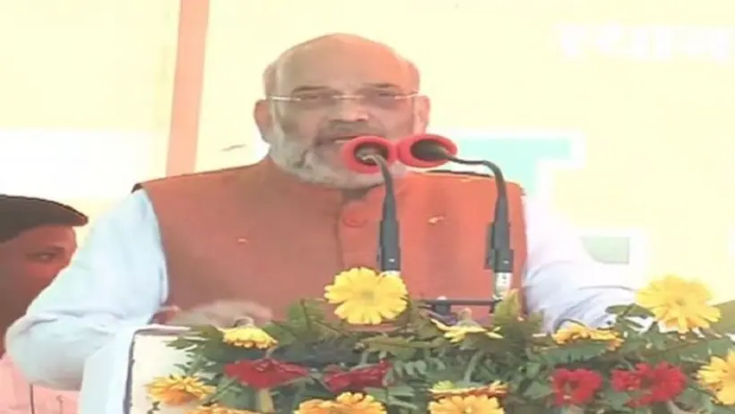 यूपी चुनाव: अमित शाह ने SP पर बोला हमला, कहा  गुंडे, माफिया अखिलेश सरकार में AK 47 लेकर खुली जीप में थे घूमते