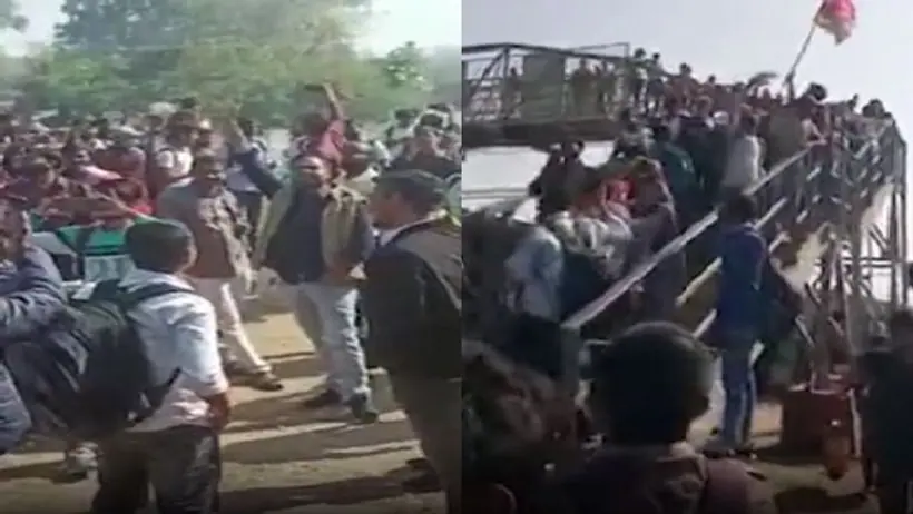 यूपी चुनाव: प्रयागराज स्टेशन पर गूंजा 'अखिलेश यादव जिंदाबाद', जानिए छात्रों ने क्यों लगाए नारे