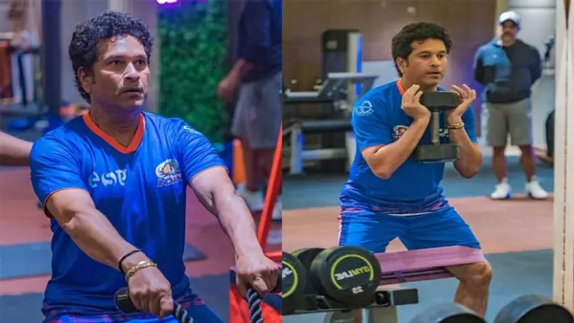 48 की उम्र में भी युवा खिलाड़ियों को टक्कर दे रहे मास्टर ब्लास्टर, देखें किस तरह जिम में बहा रहे पसीना