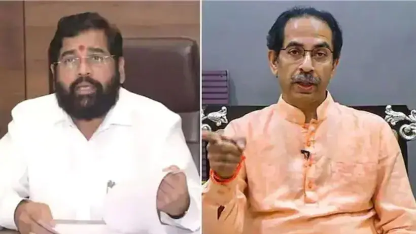 उद्धव ठाकरे ने एकनाथ शिंदे पर की कार्रवाई, पार्टी विरोधी काम करने पर नेता पद से हटाया