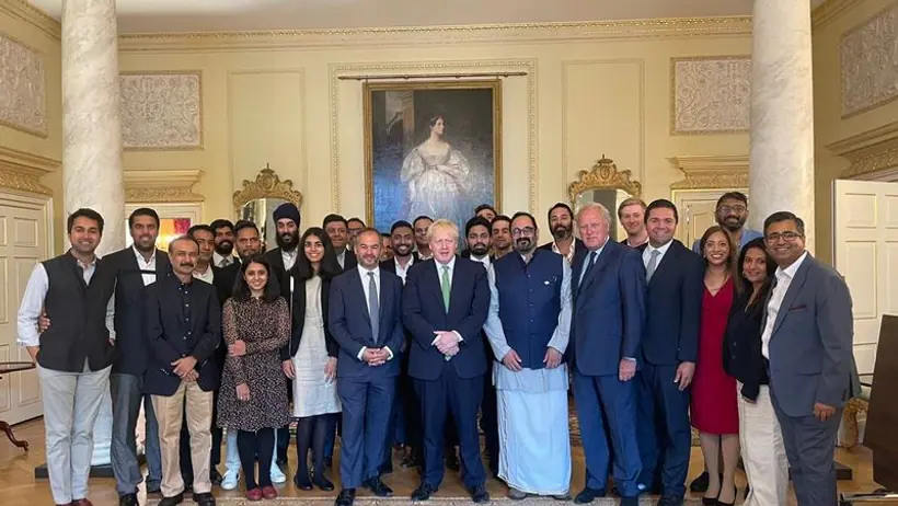 स्टार्टअप स्टार्स के साथ UK के पीएम से मिले केन्द्रीय मंत्री राजीव चंद्रशेखर,कहा  फ्यूचर पार्टनरशिप पर हुई बात
