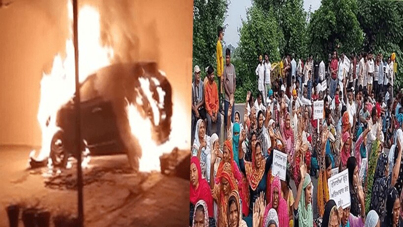 पंजाब के तरनतारन में हंगामा: गार्ड को बंधक बनाकर चर्च में की तोड़फोड़, पादरी की कार को भी फूंका