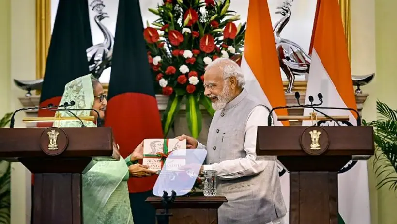 शेख हसीना का भारत दौरा: दोनों देशों ने किए 7 समझौते, कई परियोजनाओं का हुआ उद्घाटन