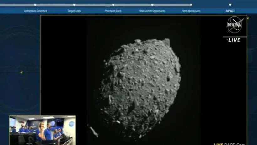 NASA ने रचा इतिहस: स्पेसक्रॉफ्ट की एस्टेराइड से हुई महा टक्कर , 22500 किमी प्रति घंटे की स्पीड से दोनों टकराए 