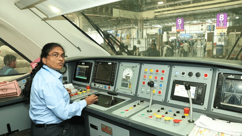 Surekha Yadav operates Vande Bharat