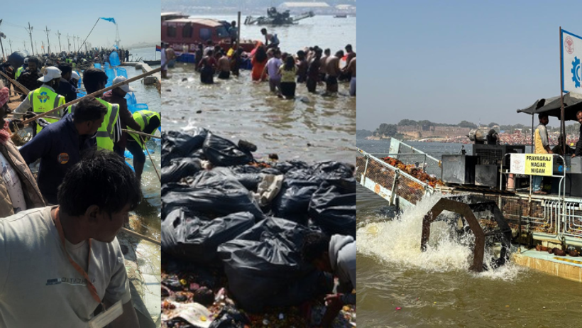 mahakumbh 2025 solid waste management 14 thousand metric ton cleanliness drive