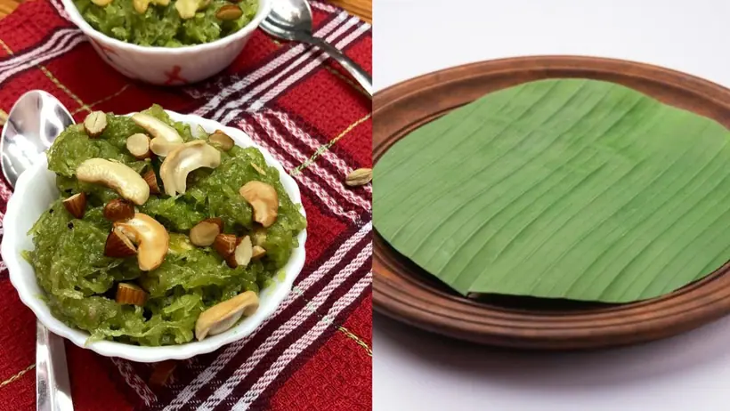 banana leaf halwa recipes 