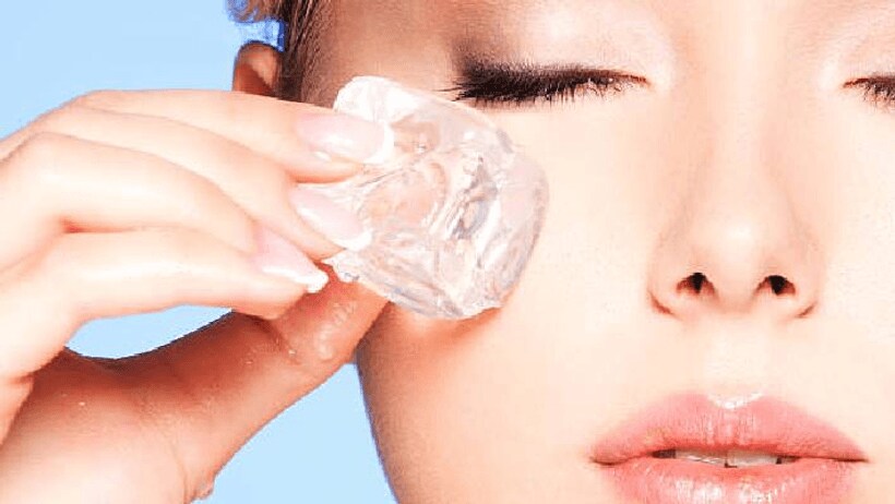 Ice on your face