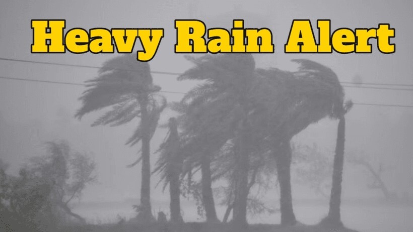 heavy rain alert