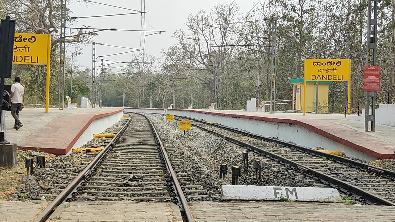 the resumption of the dandeli-alnavar train has brought joy | The ...