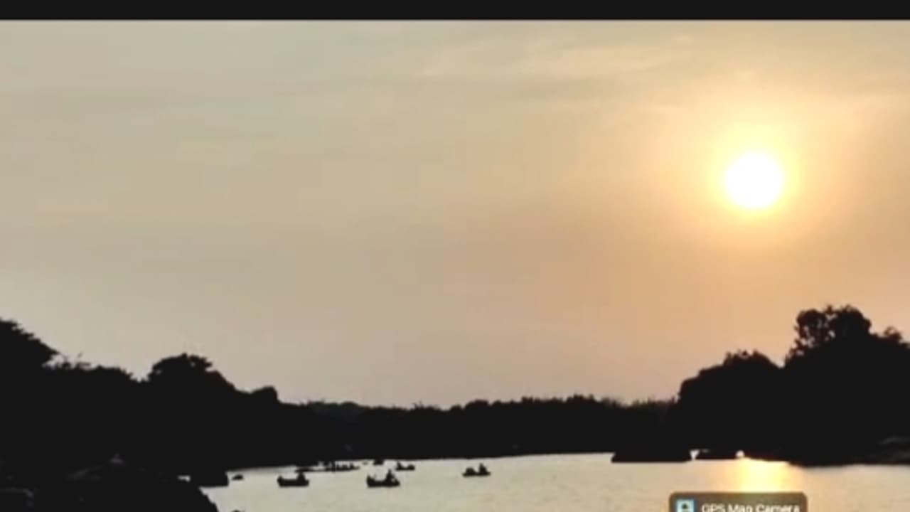 illegal coracle operations on the tungabhadra river near sanapura ...