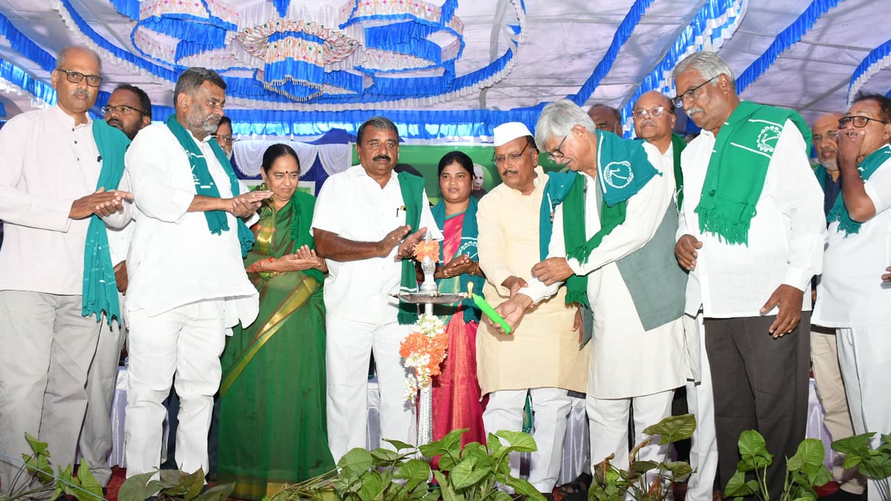 mysore district farmers' conference, prof. mdn's birthday program ...
