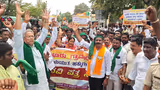 ಸಮರ್ಪಕ ವಿದ್ಯುತ್‌, ಬರ ಪರಿಹಾರಕ್ಕೆ ಆಗ್ರಹಿಸಿ ಪ್ರತಿಭಟನೆ