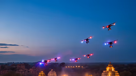 ಹಂಪಿ ಉತ್ಸವದಲ್ಲಿ ಅತ್ಯಾಧುನಿಕ 1000 ಡ್ರೋನ್‌ ಶೋ