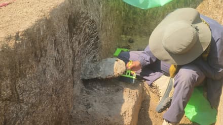 ಉತ್ಖನನ ಸ್ಥಳದಲ್ಲಿ 3ನೇ ಅಸ್ಥಿಪಂಜರ ಪತ್ತೆ