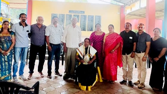 ಮುಖ್ಯಶಿಕ್ಷಕಿ ಚಂಡೀರ ಲೀಲಾವತಿ ಉತ್ತಪ್ಪಗೆ ಸನ್ಮಾನ