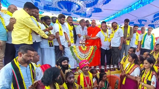 ಸಂಗೊಳ್ಳಿ ರಾಯಣ್ಣ ಪುತ್ಥಳಿಗೆ ಗುದ್ದಲಿಪೂಜೆ