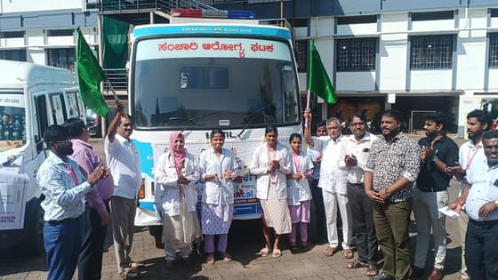 ಕಾರ್ಮಿಕರ ಸಂಚಾರಿ ಆರೋಗ್ಯ ಘಟಕಕ್ಕೆ ಚಾಲನೆ